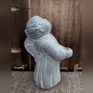 Isabel Bloom 1995 Singing Angel Candle Holder Sculpture Signed